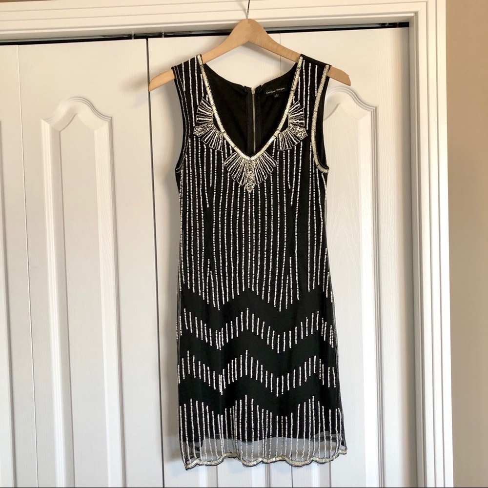 Caroline Morgan 1920s style beaded dress